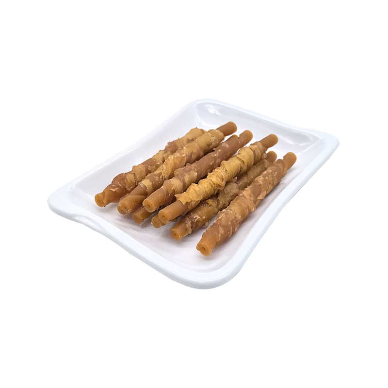 Organiczne przysmaki do czyszczenia zębów psa o smaku kurczaka 12 cm